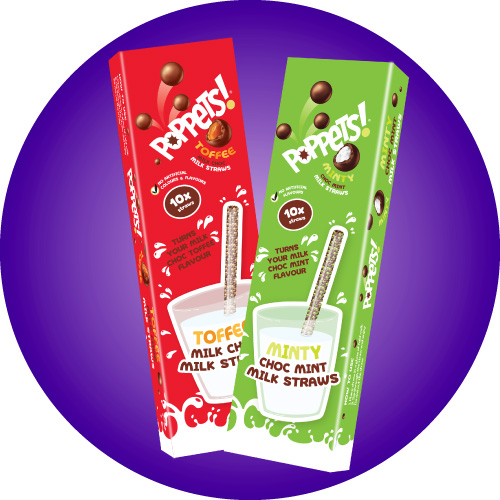 Poppets Milk Straws
