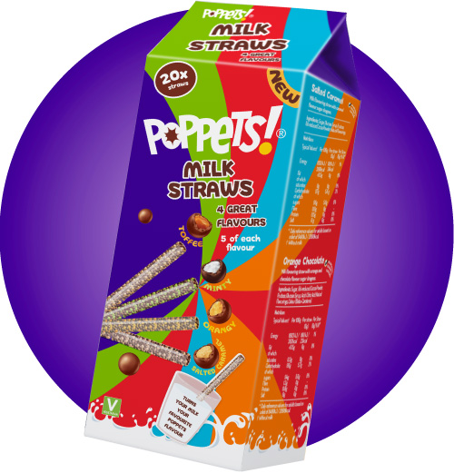 Poppets Milk Straw Variety Set