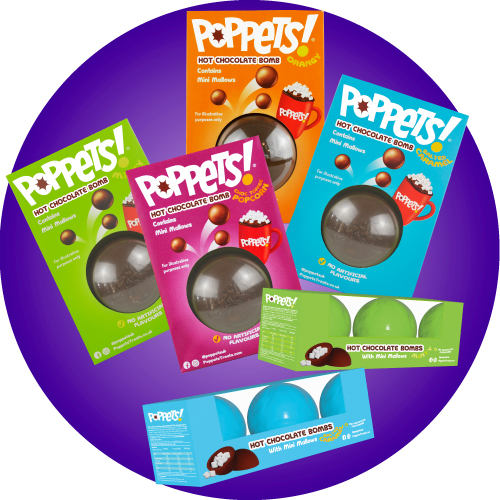 Poppets Hot Chocolate Bombs