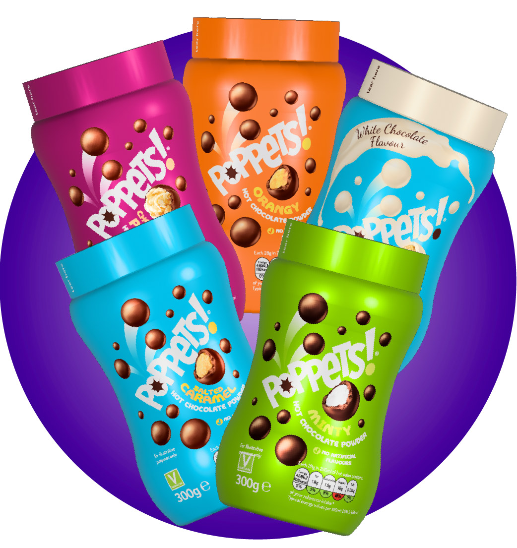 Poppets Hot Chocolate Tubs