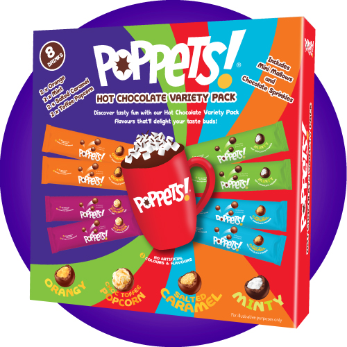 Poppets Hot Chocolate Variety Set